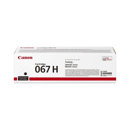 Canon CRG-067H BK 5106C002 Siyah Orjinal Toner - LBP-630C / MF-650C Canon CRG-067H BK 5106C002 Siyah Orjinal Toner - LBP-630C / MF-650C