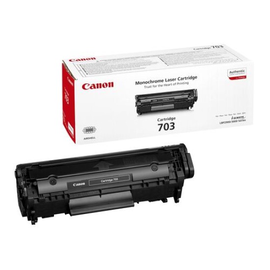 Canon CRG-703 7616A005 Orjinal Toner - LBP2900 / LBP3000 T4001 Canon CRG-703 7616A005 Orjinal Toner - LBP2900 / LBP3000 T4001
