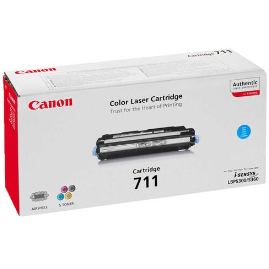 Canon CRG-711C 1659B002 Mavi Orjinal Toner - LBP5300 T4616 Canon CRG-711C 1659B002 Mavi Orjinal Toner - LBP5300 T4616