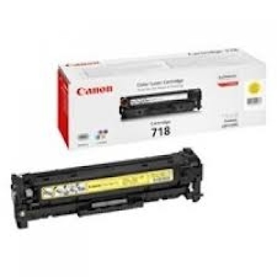 Canon CRG-718Y 2659B002 Sarı Orjinal Toner - LBP7200 T4066 Canon CRG-718Y 2659B002 Sarı Orjinal Toner - LBP7200 T4066