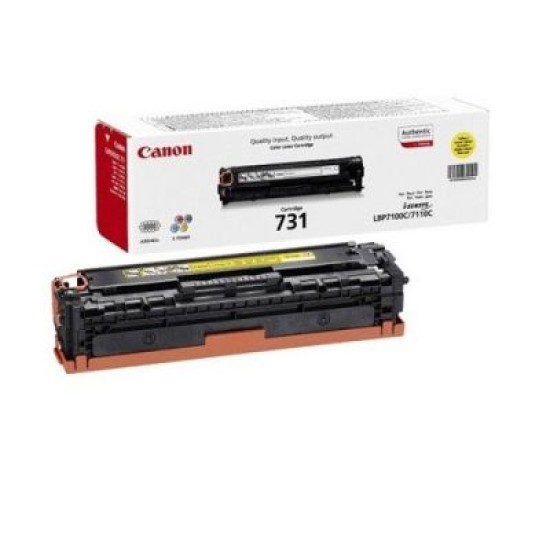 Canon CRG-731Y 6269B002 Sarı Orjinal Toner - LBP7100 / LBP7110 T5336 Canon CRG-731Y 6269B002 Sarı Orjinal Toner - LBP7100 / LBP7110 T5336