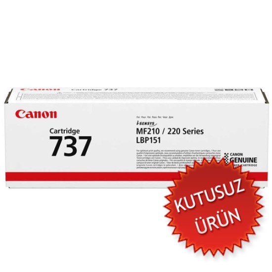 Canon CRG-737 9435B002 Siyah Demo Toner - MF211 / MF212W / MF216 Canon CRG-737 9435B002 Siyah Demo Toner - MF211 / MF212W / MF216