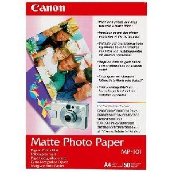 Canon MP-101 7981A005AD Mat Fotoğraf Kağıdı - 50 Adet 170gr T1433 Canon MP-101 7981A005AD Mat Fotoğraf Kağıdı - 50 Adet 170gr T1433