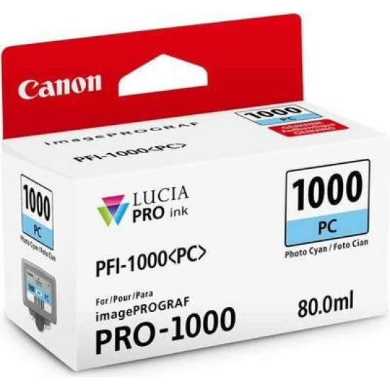 Canon PFI-1000 0550C001AA PC Foto Mavi Orjinal Kartuş - iPF Pro-1000 T7467