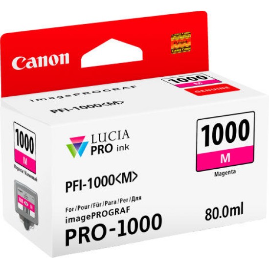 Canon PFI-1000M 0548C001AA Kırmızı Orjinal Kartuş - iPF Pro-1000 T7468 Canon PFI-1000M 0548C001AA Kırmızı Orjinal Kartuş - iPF Pro-1000 T7468