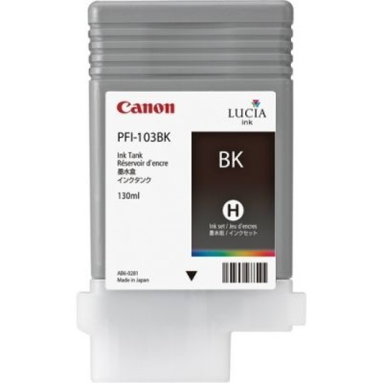 Canon PFI-103BK 2212B001AA Siyah Orjinal Kartuş - iPF5100 / iPF6100 T2571 Canon PFI-103BK 2212B001AA Siyah Orjinal Kartuş - iPF5100 / iPF6100 T2571