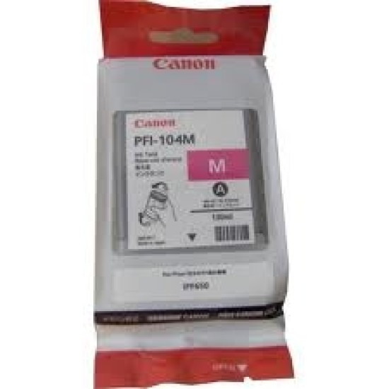 Canon PFI-104M 3631B001 Kırmızı Orjinal Kartuş - IPF650 / IPF655 T2363 Canon PFI-104M 3631B001 Kırmızı Orjinal Kartuş - IPF650 / IPF655 T2363
