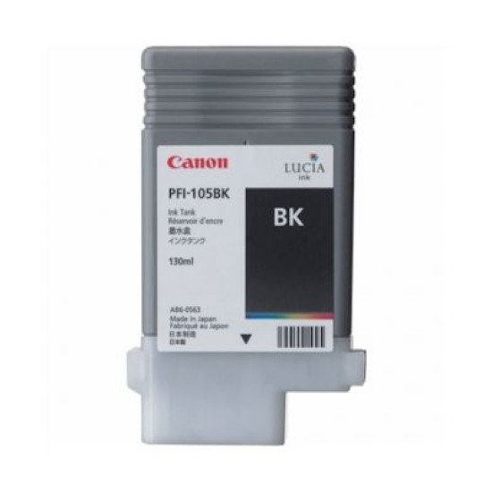 Canon PFI-105BK 3000B001 Siyah Orjinal Kartuş - IPF6300 / IPF6350 T1852 Canon PFI-105BK 3000B001 Siyah Orjinal Kartuş - IPF6300 / IPF6350 T1852