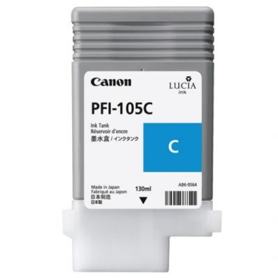 Canon PFI-105C 3001B001 Mavi Orjinal Kartuş - IPF6300 / IPF6350 T1914 Canon PFI-105C 3001B001 Mavi Orjinal Kartuş - IPF6300 / IPF6350 T1914