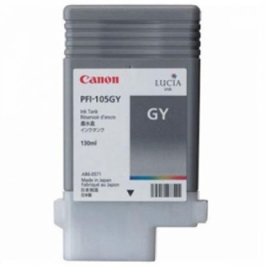 Canon PFI-105GY 3009B001 Gri Orjinal Kartuş - IPF6300 / IPF6350 T2622 Canon PFI-105GY 3009B001 Gri Orjinal Kartuş - IPF6300 / IPF6350 T2622