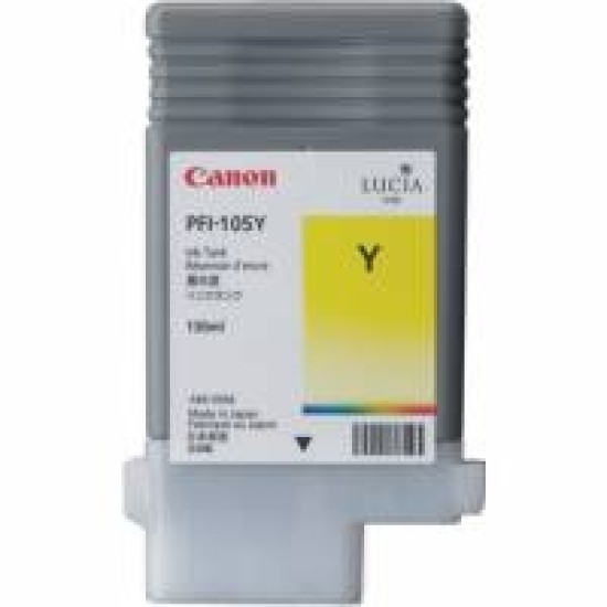 Canon PFI-105Y 3003B001 Sarı Orjinal Kartuş - IPF6300 / IPF6350 T1620 Canon PFI-105Y 3003B001 Sarı Orjinal Kartuş - IPF6300 / IPF6350 T1620