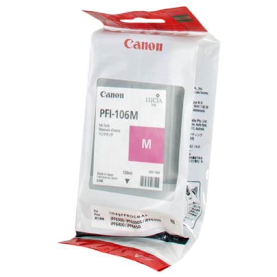 Canon PFI-106M 6623B001 Kırmızı Orjinal Kartuş - IPF6300 / IPF6400 T6711 Canon PFI-106M 6623B001 Kırmızı Orjinal Kartuş - IPF6300 / IPF6400 T6711