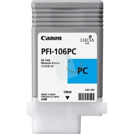 Canon PFI-106PC 6625B001 Photo Cyan Orjinal Kartuş - IPF6300 / IPF6400 T7164 Canon PFI-106PC 6625B001 Photo Cyan Orjinal Kartuş - IPF6300 / IPF6400 T7164