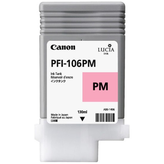Canon PFI-106PM 6626B001 Foto Kırmızı Orjinal Kartuş - IPF6300 / IPF6400 T7459 Canon PFI-106PM 6626B001 Foto Kırmızı Orjinal Kartuş - IPF6300 / IPF6400 T7459