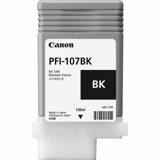 Canon PFI-107BK 6705B001 Siyah Orjinal Kartuş - iPF680 / iPF685 T6571 Canon PFI-107BK 6705B001 Siyah Orjinal Kartuş - iPF680 / iPF685 T6571