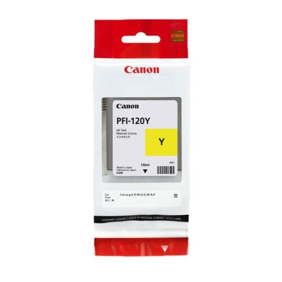 Canon PFI-120Y 2888C001 Sarı Orjinal Kartuş - TM-200 / TM-205 T13357 Canon PFI-120Y 2888C001 Sarı Orjinal Kartuş - TM-200 / TM-205 T13357