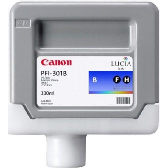 Canon PFI-301B 1494B001 Blue Orjinal Kartuş 330 Ml. - iPF8000 / iPF8100 T1480 Canon PFI-301B 1494B001 Blue Orjinal Kartuş 330 Ml. - iPF8000 / iPF8100 T1480
