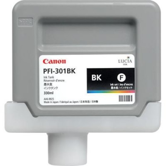 Canon PFI-301BK 1486B001 Siyah Orjinal Kartuş 330 Ml. - iPF8000 / iPF8100 T1483 Canon PFI-301BK 1486B001 Siyah Orjinal Kartuş 330 Ml. - iPF8000 / iPF8100 T1483