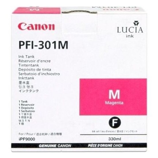 Canon PFI-301M 1488B001 Kırmızı Orjinal Kartuş 330 Ml. - iPF8000 / iPF8100 T11347 Canon PFI-301M 1488B001 Kırmızı Orjinal Kartuş 330 Ml. - iPF8000 / iPF8100 T11347