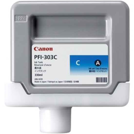 Canon PFI-303C 2959B001 Mavi Orjinal Kartuş - iPF810 / iPF815 T1874 Canon PFI-303C 2959B001 Mavi Orjinal Kartuş - iPF810 / iPF815 T1874