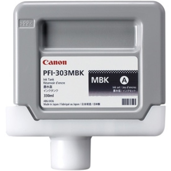 Canon PFI-303MBK 2962B001 Mat Siyah Orjinal Kartuş - iPF810 / iPF815 T1937 Canon PFI-303MBK 2962B001 Mat Siyah Orjinal Kartuş - iPF810 / iPF815 T1937