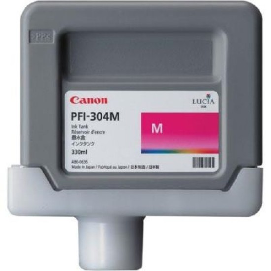 Canon PFI-304M 3851B001AA Kırmızı Orjinal Kartuş 330 Ml. - iPF8300 T1643 Canon PFI-304M 3851B001AA Kırmızı Orjinal Kartuş 330 Ml. - iPF8300 T1643
