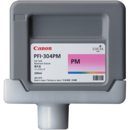 Canon PFI-304PM 3854B001AA Foto Kırmızı Orjinal Kartuş 330 Ml. - iPF8300 T1641 Canon PFI-304PM 3854B001AA Foto Kırmızı Orjinal Kartuş 330 Ml. - iPF8300 T1641