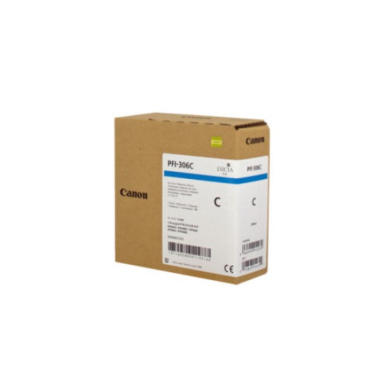 Canon PFI-306C 6658B001 Mavi Orjinal Kartuş - İPF8400 / İPF9400 T7626 Canon PFI-306C 6658B001 Mavi Orjinal Kartuş - İPF8400 / İPF9400 T7626