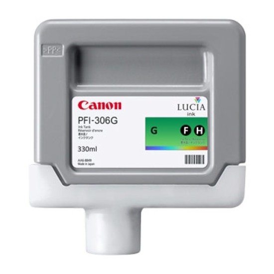 Canon PFI-306G 6664B001 Yeşil Orjinal Kartuş - İPF8400 / İPF9400 T2040 Canon PFI-306G 6664B001 Yeşil Orjinal Kartuş - İPF8400 / İPF9400 T2040