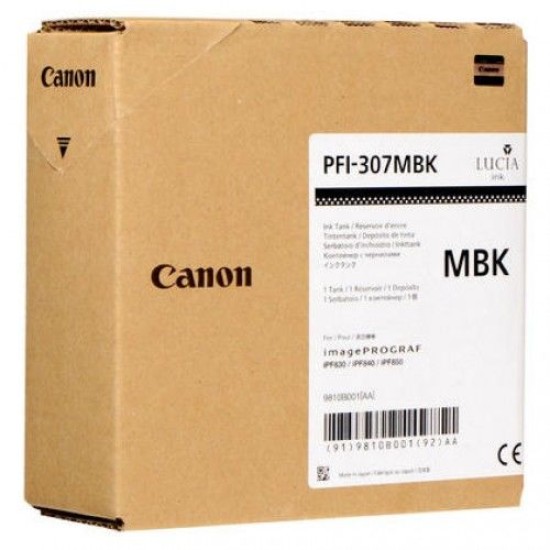 Canon PFI-307MBK 9810B001 Mat Siyah Orjinal Kartuş - iPF830 / iPF840 T10941 Canon PFI-307MBK 9810B001 Mat Siyah Orjinal Kartuş - iPF830 / iPF840 T10941