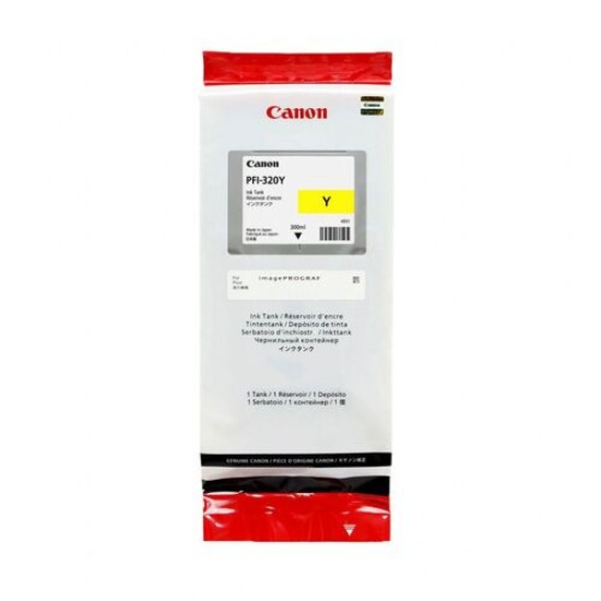 Canon PFI-320Y 2893C001 Sarı Orjinal Kartuş - TM-200 / TM-205 T12649 Canon PFI-320Y 2893C001 Sarı Orjinal Kartuş - TM-200 / TM-205 T12649