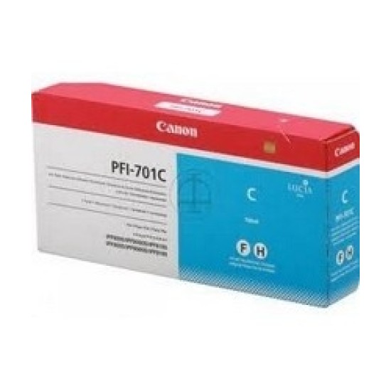 Canon PFI-701C 0901B001 Mavi Orjinal Kartuş - iPF8000 / iPF8100 T1653 Canon PFI-701C 0901B001 Mavi Orjinal Kartuş - iPF8000 / iPF8100 T1653