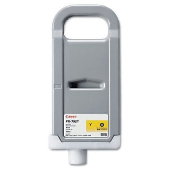 Canon PFI-703Y 2966B001 Sarı Orjinal Kartuş - iPF810 / iPF815 T1658 Canon PFI-703Y 2966B001 Sarı Orjinal Kartuş - iPF810 / iPF815 T1658