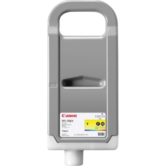 Canon PFI-706Y 6684B001AA Sarı Orjinal Kartuş - iPF8300 / iPF8400 T1485 Canon PFI-706Y 6684B001AA Sarı Orjinal Kartuş - iPF8300 / iPF8400 T1485