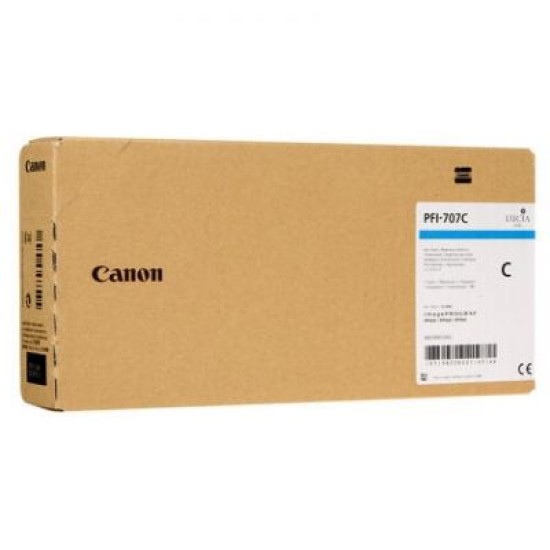 Canon PFI-707C 9822B001 Mavi Orjinal Kartuş - iPF830 / iPF840 T1505 Canon PFI-707C 9822B001 Mavi Orjinal Kartuş - iPF830 / iPF840 T1505