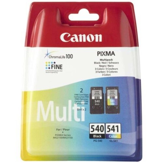 Canon PG-540 / CL-541 5225B006 İkili Paket Orjinal Kartuş - MG2150 / MG3150 T2841 Canon PG-540 / CL-541 5225B006 İkili Paket Orjinal Kartuş - MG2150 / MG3150 T2841
