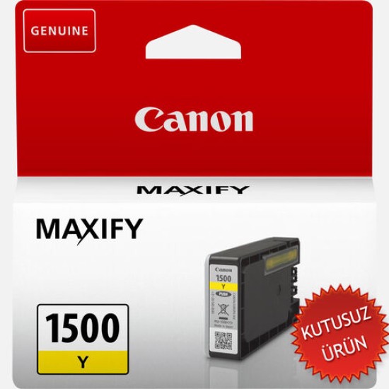 Canon PGI-1500Y 9231B001AA Sarı Orjinal Kartuş - MB2050 / MB2350 U T13401 Canon PGI-1500Y 9231B001AA Sarı Orjinal Kartuş - MB2050 / MB2350 U T13401