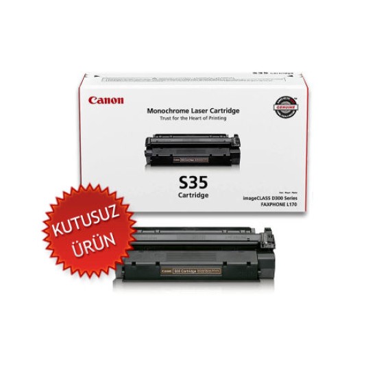 Canon S35 7833A001 Siyah Orjinal Toner - L380S U T9325 Canon S35 7833A001 Siyah Orjinal Toner - L380S U T9325