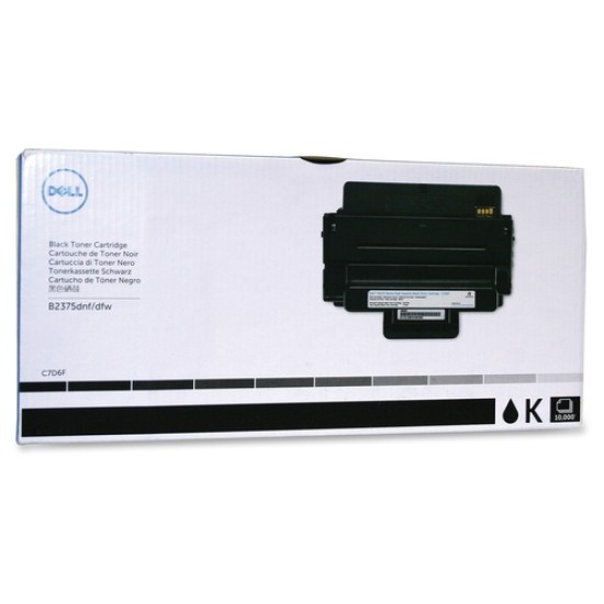 Dell C7D6F Siyah Orjinal Toner Yüksek Kapasite - B2375DNF / B237DFW T17444