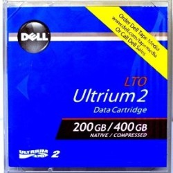 Dell LTO-2 Ultrium 2 200 GB / 400 GB Data Kartuşu 609m, 12.65mm T1734 Dell LTO-2 Ultrium 2 200 GB / 400 GB Data Kartuşu 609m, 12.65mm T1734