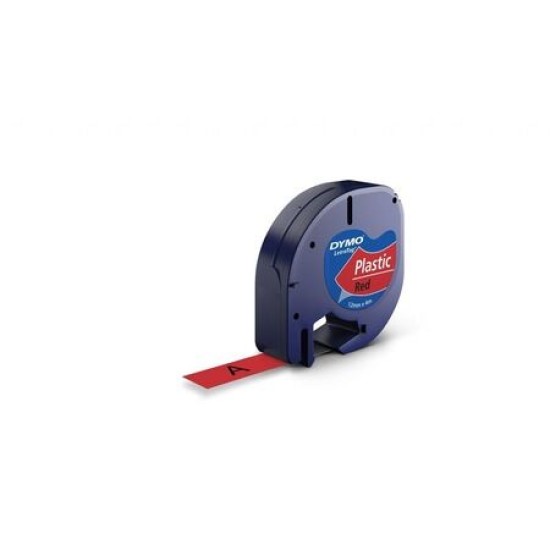 Dymo 59424 Kırmızı Orjinal Şerit 12mm x 4m T15733