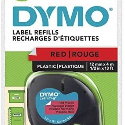 Dymo S0721630 Kırmızı LetraTag Plastik Şerit 12mm x 4m T16359 Dymo S0721630 Kırmızı LetraTag Plastik Şerit 12mm x 4m T16359