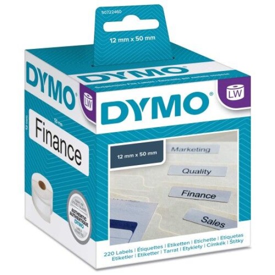 Dymo S0722460 Label Writer Askılı Dosya Etiketi - 50x12 mm T16394 Dymo S0722460 Label Writer Askılı Dosya Etiketi - 50x12 mm T16394