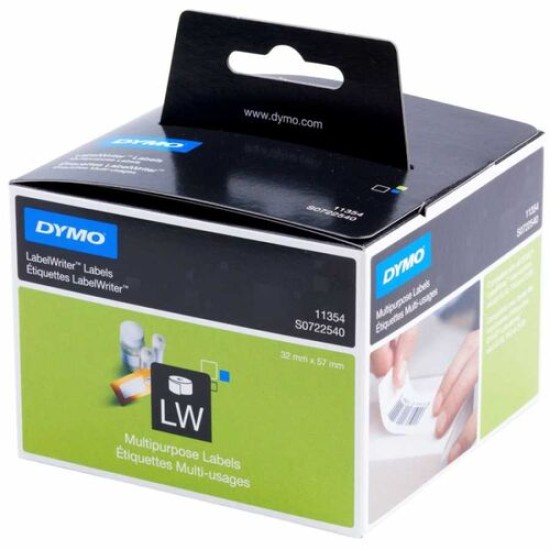 Dymo S0722540 Çok Amaçlı Etiket 32 mm x 57 mm 11354 T16306 Dymo S0722540 Çok Amaçlı Etiket 32 mm x 57 mm 11354 T16306