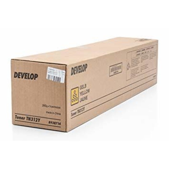 Develop TN-312Y Sarı Orjinal Toner - Ineo +300 / +351 T10677 Develop TN-312Y Sarı Orjinal Toner - Ineo +300 / +351 T10677