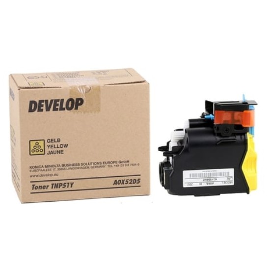 Develop TNP-51Y A0X52D5 Orjinal Sarı Toner - Ineo +3110 Develop TNP-51Y A0X52D5 Orjinal Sarı Toner - Ineo +3110