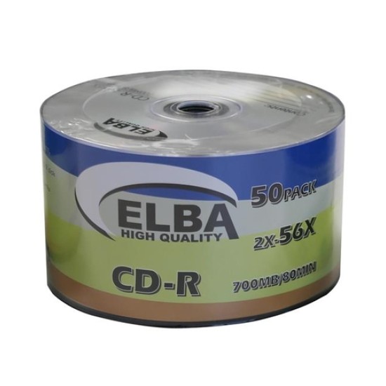 Elba CD-R 700MB/80MIN Printable 56x 50li Shrink Elba CD-R 700MB/80MIN Printable 56x 50li Shrink
