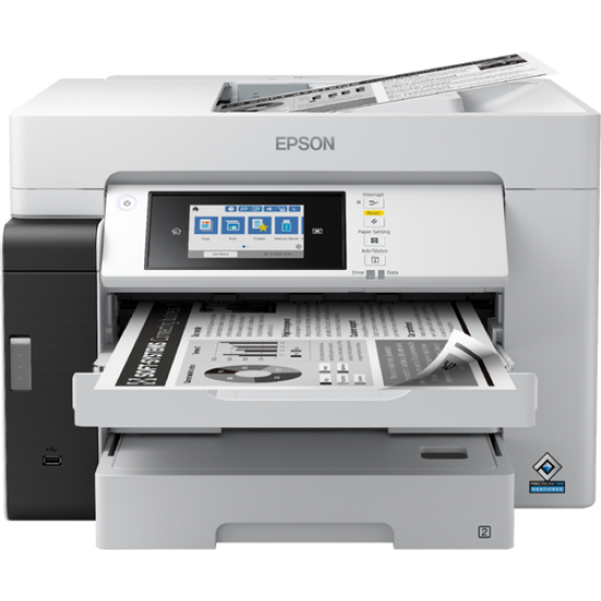 Epson C11CJ41407 EcoTank M15180 Wi-Fi + Fotokopi + Tarayıcı A3/A4 Siyah Beyaz Mürekkep Tanklı Yazıcı Epson C11CJ41407 EcoTank M15180 Wi-Fi + Fotokopi + Tarayıcı A3/A4 Siyah Beyaz Mürekkep Tanklı Yazıcı