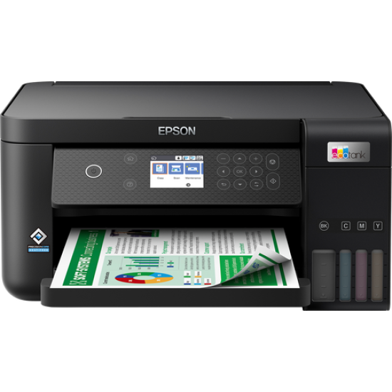 Epson C11CJ62402 EcoTank L6260 Wi-Fi + Tarayıcı + Fotokopi Renkli Çok Fonksiyonlu Mürekkep Tanklı Yazıcı