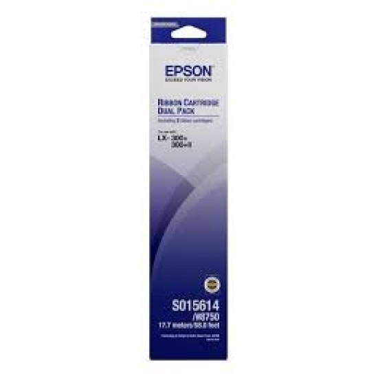 Epson C13S015614 8750 2li Orjinal Şerit - FX-880 / LX-300 T6219 Epson C13S015614 8750 2li Orjinal Şerit - FX-880 / LX-300 T6219